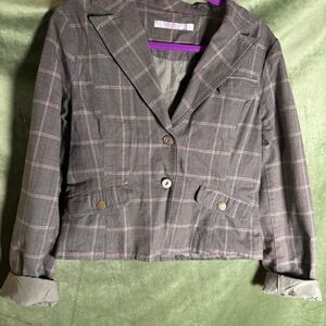 Kindred Women's Grey and Green Jacket